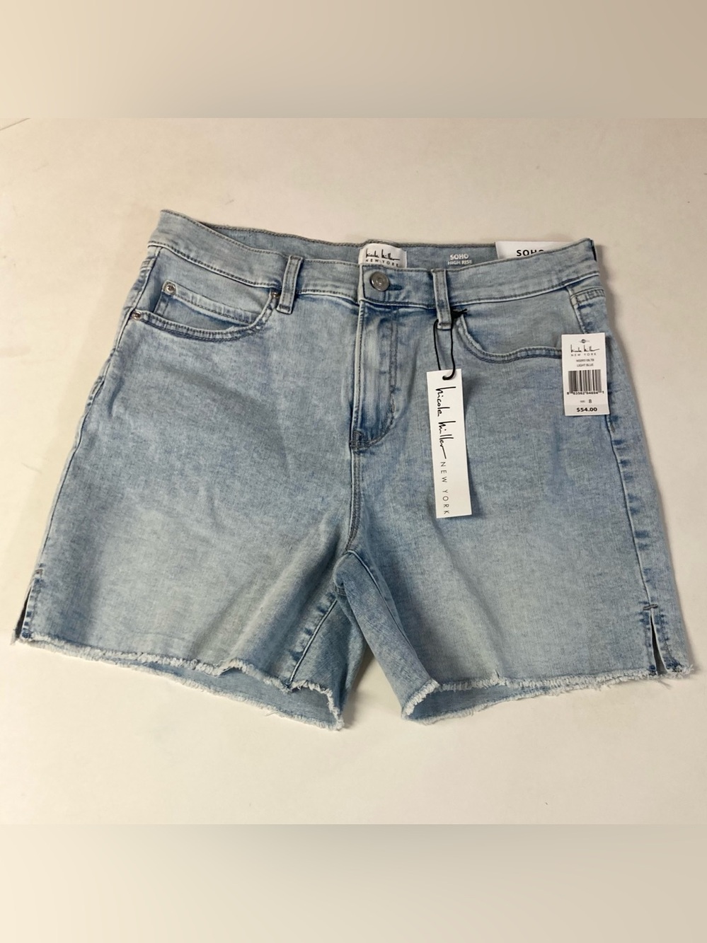 Nicole Miller SOHO High Rise Denim Shorts S8